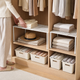 Expandable Closet Shelf – Adjustable Stackable Cabinet Organizer Wardrobe Divider