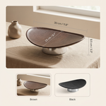 Oval Catchall Tray – Bedside Organizer Dresser Tray Jewelry Dish Entryway Storage Modern Decor