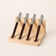 Wooden Pen Stand Desk Organizer – Minimalist Office Storage for Pens and Stylus