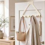 Triangular Door Hook Rack – Over Door Hanger No Drill Coat Hat Bag Organizer