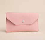 Slim Cash Envelope Wallet – PU Leather Snap Pouch Budget Organizer Women Purse