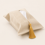 Fabric Tissue Box Cover – Tassel Detail, Living Room Desk Car Organizer, Minimalist Home