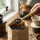 2-in-1 Stainless Steel Coffee Scoop with Bag Sealing Clip – Measuring Spoon for Coffee Storage
