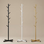 Branch Style Coat Rack – Freestanding Metal Hook Stand for Entryway Living Room Jacket Storage