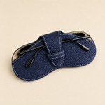 Sunglasses Case Pouch – Sandal Shaped PU Leather Eyewear Bag Portable Glasses Protector