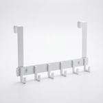 Over-Door Metal Hook Rack – No-Drill Storage Rack for Coats, Bags & Towels