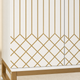 Shoe Cabinet with Doors – 5-Tier Storage, Gold Accents, Hallway Bedroom Living Room