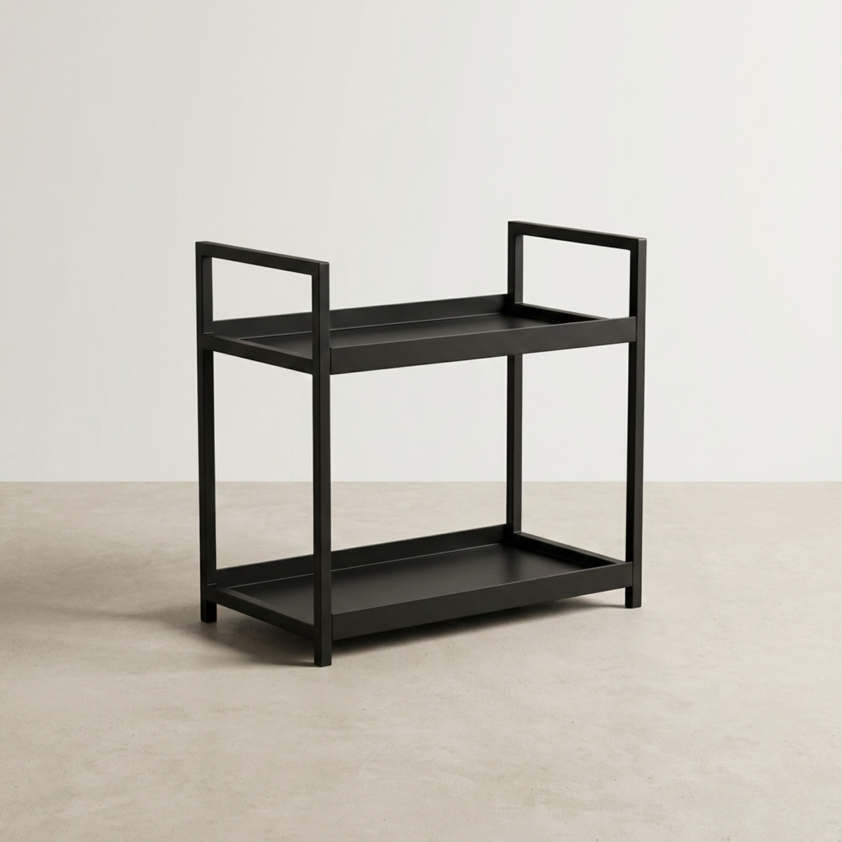 2 Tier Countertop Organizer Rack – Steel Storage Shelf for Bathroom, Kitchen Spices & Toiletries