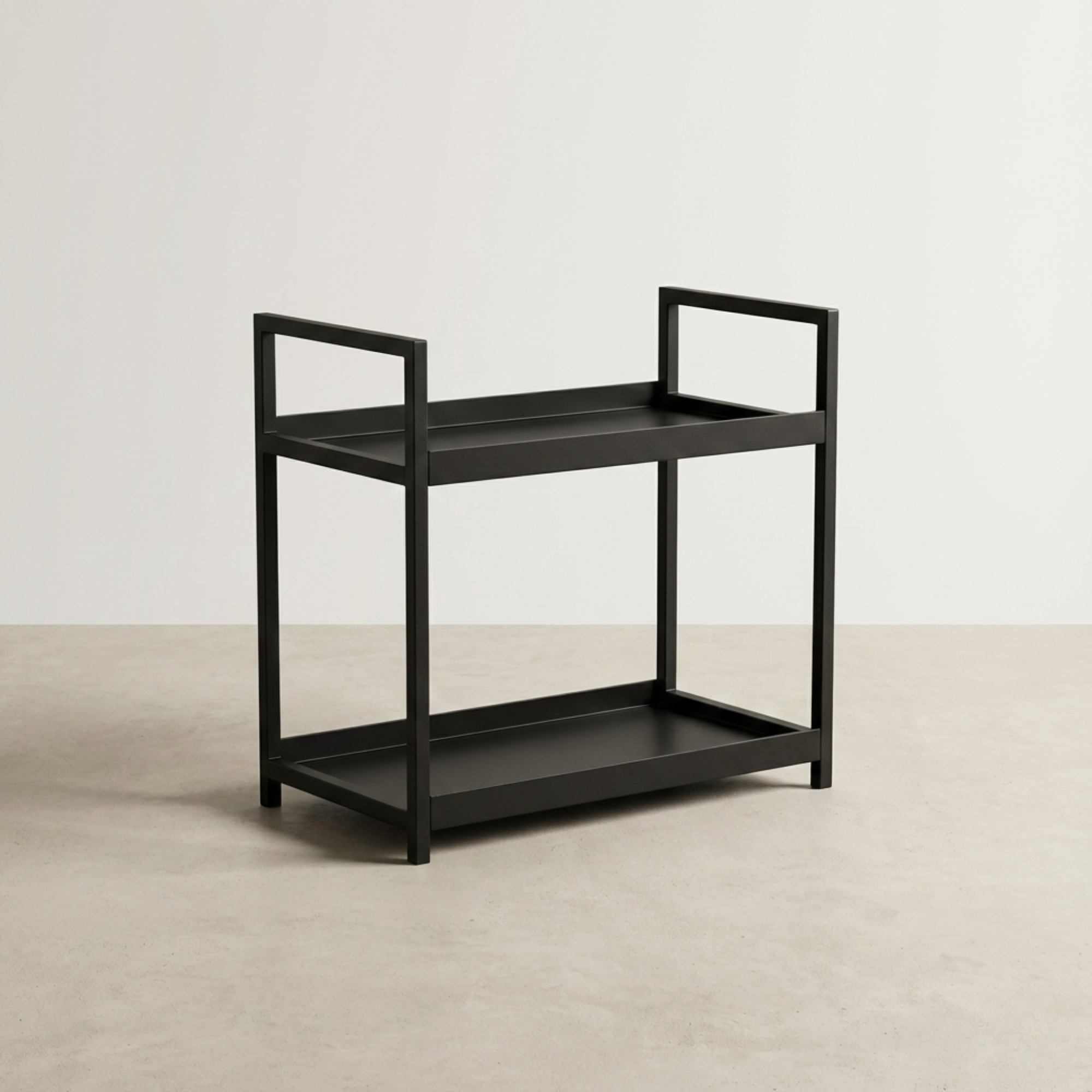 2 Tier Countertop Organizer Rack – Steel Storage Shelf for Bathroom, Kitchen Spices & Toiletries