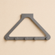 Triangular Door Hook Rack – Over Door Hanger No Drill Coat Hat Bag Organizer