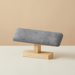Watch and Bracelet Display Stand – Padded Bar with Wood Base for Dresser Jewellery Storage