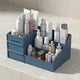Compact Cosmetic Storage Box - Multi-Purpose Desk & Makeup, bathroom counter Organizer, bedroom vanity storage