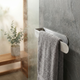 Adhesive Towel Bar – 3M Mount, Brushed Stainless Steel Wall Rack for Bathroom & Kitchen