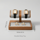 Wooden Watch Display Stand with Jewelry & Ring Tray – Single and Double Watch Holder