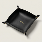 Nordic Style Leather Tray – Minimalist Accessory Organizer for Jewelry & Cosmetics for Modern Home Storage