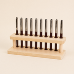 Wooden Pen Stand Desk Organizer – Minimalist Office Storage for Pens and Stylus
