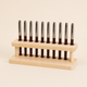 Wooden Pen Stand Desk Organizer – Minimalist Office Storage for Pens and Stylus