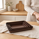 Rectangular Plastic Storage Tray – Kitchen Organizer Serving Plate Desk Decor