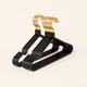 Clothes Hangers Set of 10 – Plastic Body Gold Hook Closet Organizer Coat Hanger