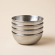 Stainless Steel Dipping Bowls – Set of 4 Gold Finish Condiment Appetizer Bowls