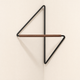 Nordic Corner Coat Rack – Wall Mounted Minimalist Metal Hanger Bedroom Entryway