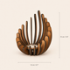 Wooden Lotus Candle Holder – Hand-Assembled Tealight Centerpiece for Table Home Decor