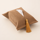 Fabric Tissue Box Cover – Tassel Detail, Living Room Desk Car Organizer, Minimalist Home