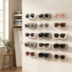 Wall Mounted Sunglasses Holder – Adhesive Eyewear Storage Organizer for Glasses, Entryway Closet Wall