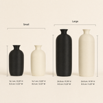 Minimalist Vase – Nordic Style Matte Plastic Home Decor, Modern Living Room Accent