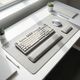 Leather Desk Mat with Wrist Rest – Waterproof, Keyboard Mouse Support, Office & Gaming Setup