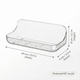 Adhesive Acrylic Bathroom Shelf – No Drill Wall Mount Storage for Shower Bath & Vanity Organizer