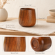 Wooden Tea Cup – Handcrafted Natural Wood Cup for Tea Coffee Minimalist Kitchen