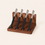 Wooden Pen Stand Desk Organizer – Minimalist Office Storage for Pens and Stylus