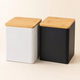 Sealed Storage Jar with Bamboo Lid – Kitchen Tea Coffee Spice Canister Tin