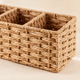 Woven Storage Basket – Toilet Tank Organizer, Bathroom Countertop Tray