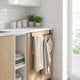 Stainless Steel Over Cabinet Towel Rack – Kitchen & Bathroom Organizer