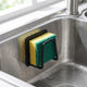 Adhesive Kitchen Hooks – Space Saving Stainless Steel Holder for Sponges, Cutting Boards & Cabinet Doors