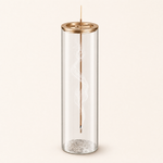 Glass Incense Stick Holder – Ash Catcher Burner for Yoga Meditation Room Decor