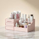 Compact Cosmetic Storage Box - Multi-Purpose Desk & Makeup, bathroom counter Organizer, bedroom vanity storage