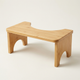 Bamboo Squatting Position Toilet Stool – Wood Ergonomic Bathroom Footstool for Natural Posture