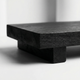 Wooden Pedestal Tray Stand – Minimalist Countertop Riser for Vanity & Bathroom Decor