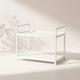 2 Tier Countertop Organizer Rack – Steel Storage Shelf for Bathroom, Kitchen Spices & Toiletries