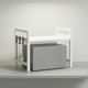 Microwave Shelf Organizer – Adjustable Height Iron Rack with 6 Hooks, Kitchen Counter Storage