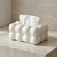 Cloud Design Tissue Box – Sculptural Tissue Dispenser for Coffee Table, Nightstand, Bathroom, Office Decor