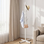Branch Style Coat Rack – Freestanding Metal Hook Stand for Entryway Living Room Jacket Storage