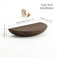 Wooden Floating Shelf – Semicircle Wall Mount for Small Spaces, Minimalist Home Organization