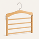 Wooden 4-Layer Pants Hanger – Multi-Tier Closet Organizer for Trousers and Scarves