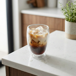 Double Wall Glass Coffee Mug – Heat Resistant Borosilicate Cup for Hot and Cold Drinks