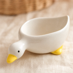 Ceramic Duck Dipping Bowl – Set of 2 Cute Sauce Dish Mini Bowl Kitchen Table Decor