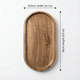 Wooden Serving Tray – Minimal Wood Display Tray for Dining & Coffee Tables